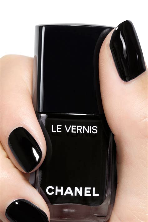 chanel pure black nail polish|chanel nail polish colour chart.